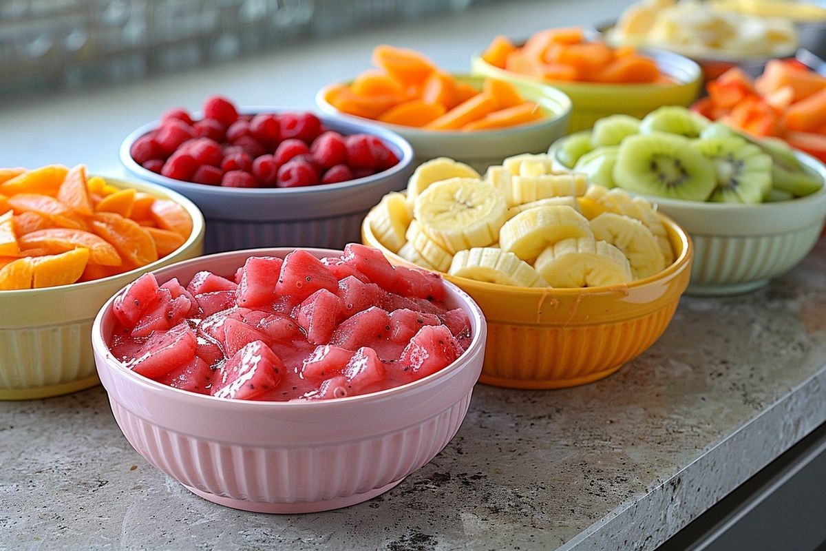 Les étapes que je suis pour préparer des repas maison que mon bébé aime beaucoup